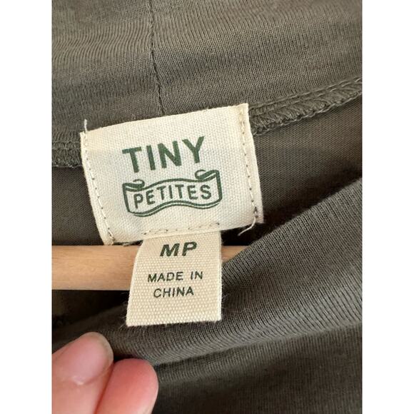 Anthropologie Tiny longsleeve shirt embroidered eyelet puff sleeves M petite - Picture 11 of 11